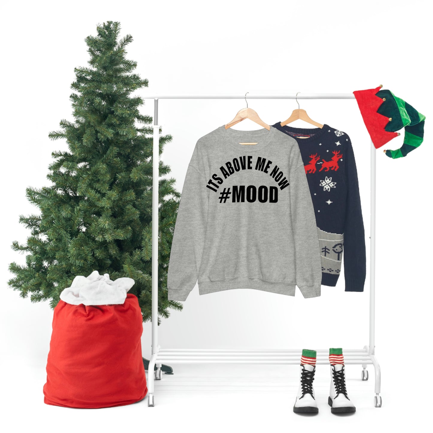 If it up than it stuck..... Sweatshirt