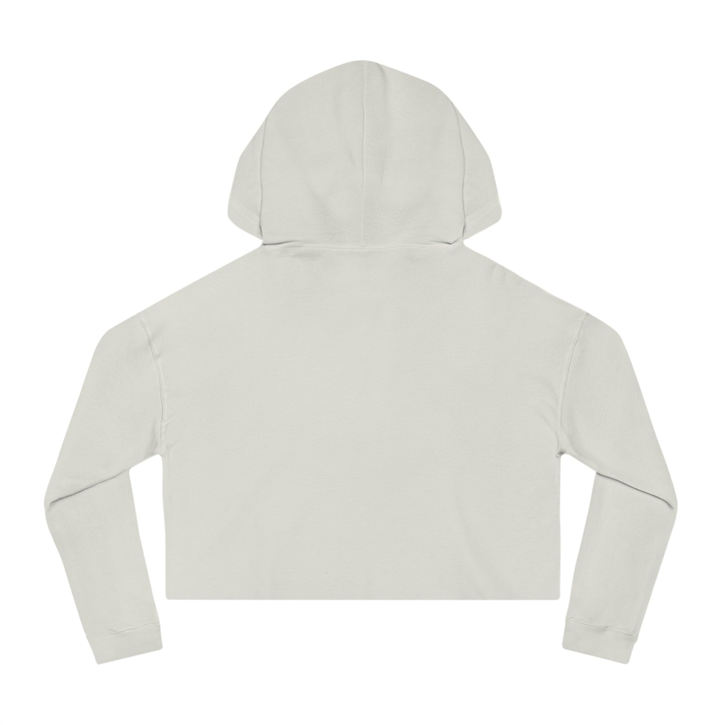 I love being a Black Woman....... Cropped Hooded Sweatshirt