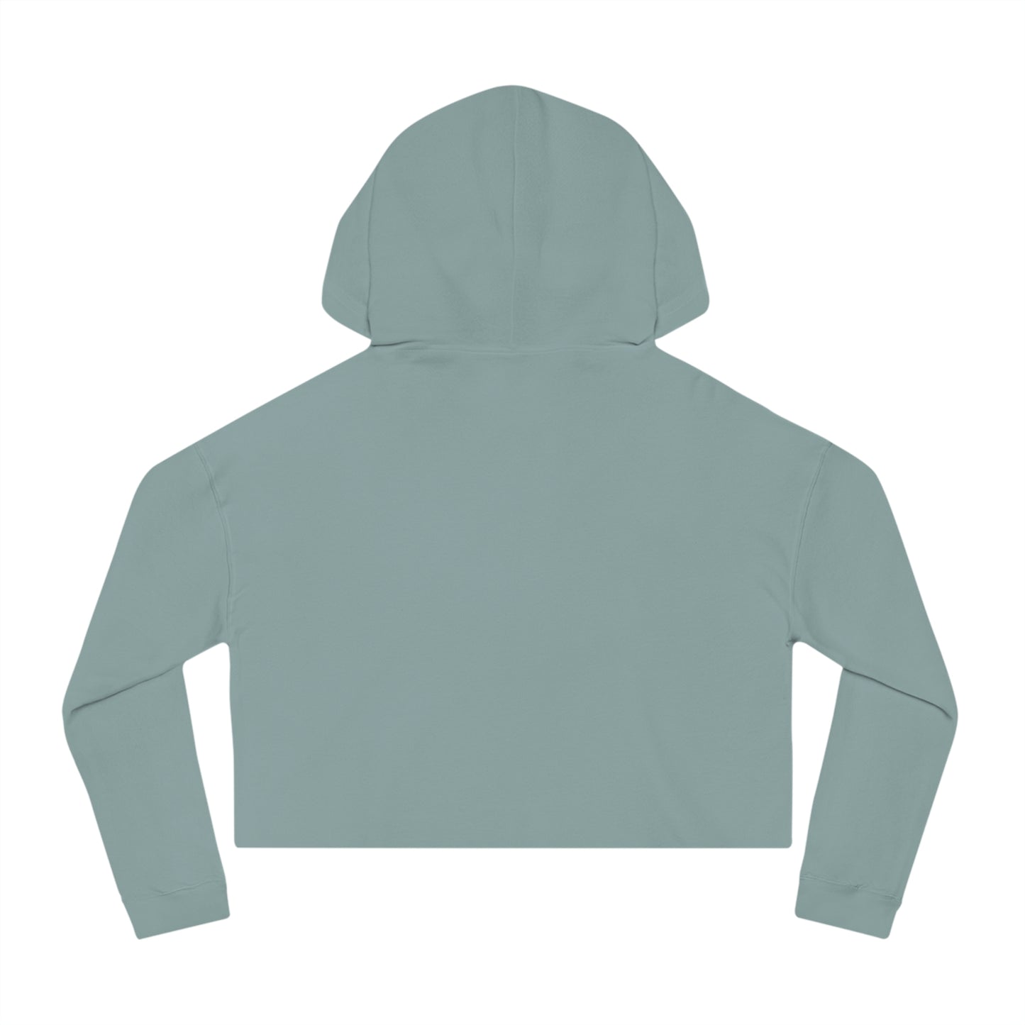 I love being a Black Woman....... Cropped Hooded Sweatshirt