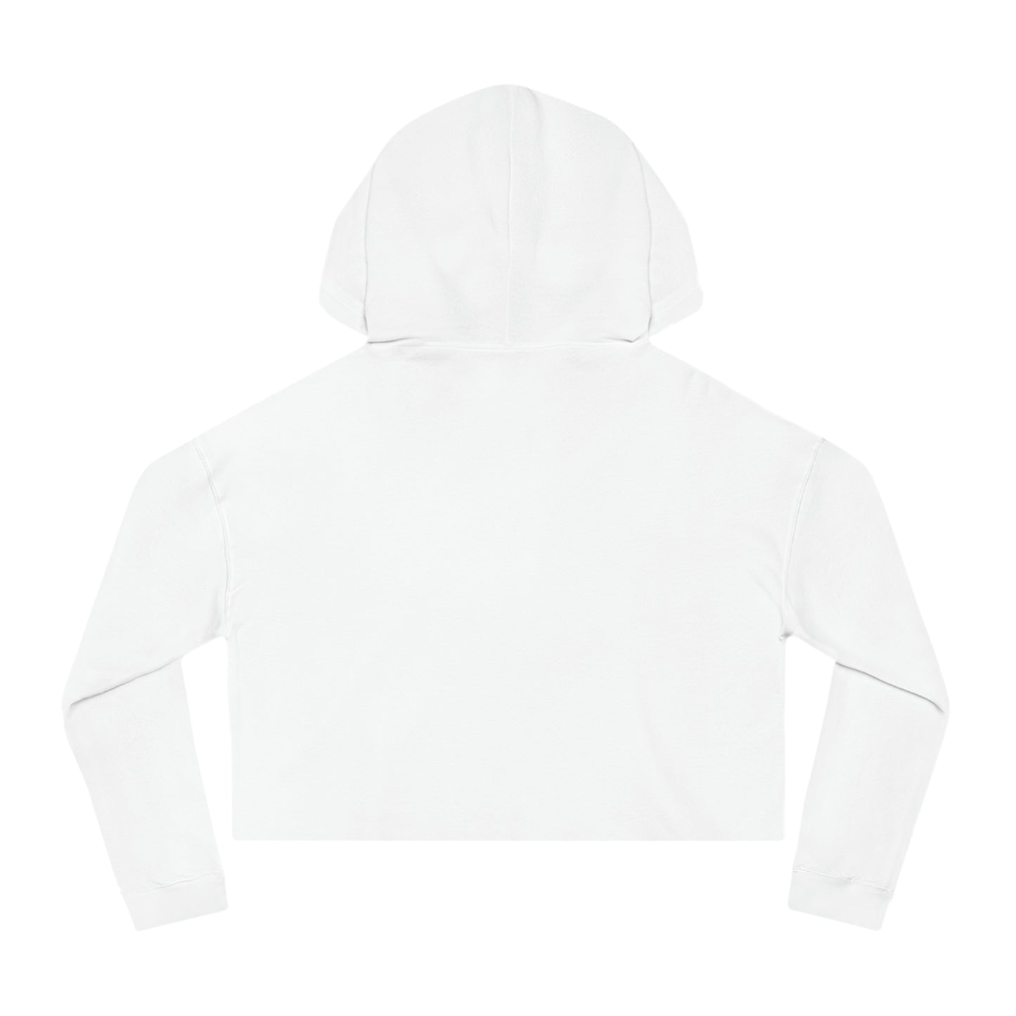 I love being a Black Woman....... Cropped Hooded Sweatshirt