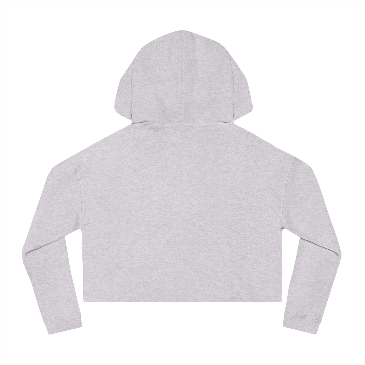 I love being a Black Woman....... Cropped Hooded Sweatshirt