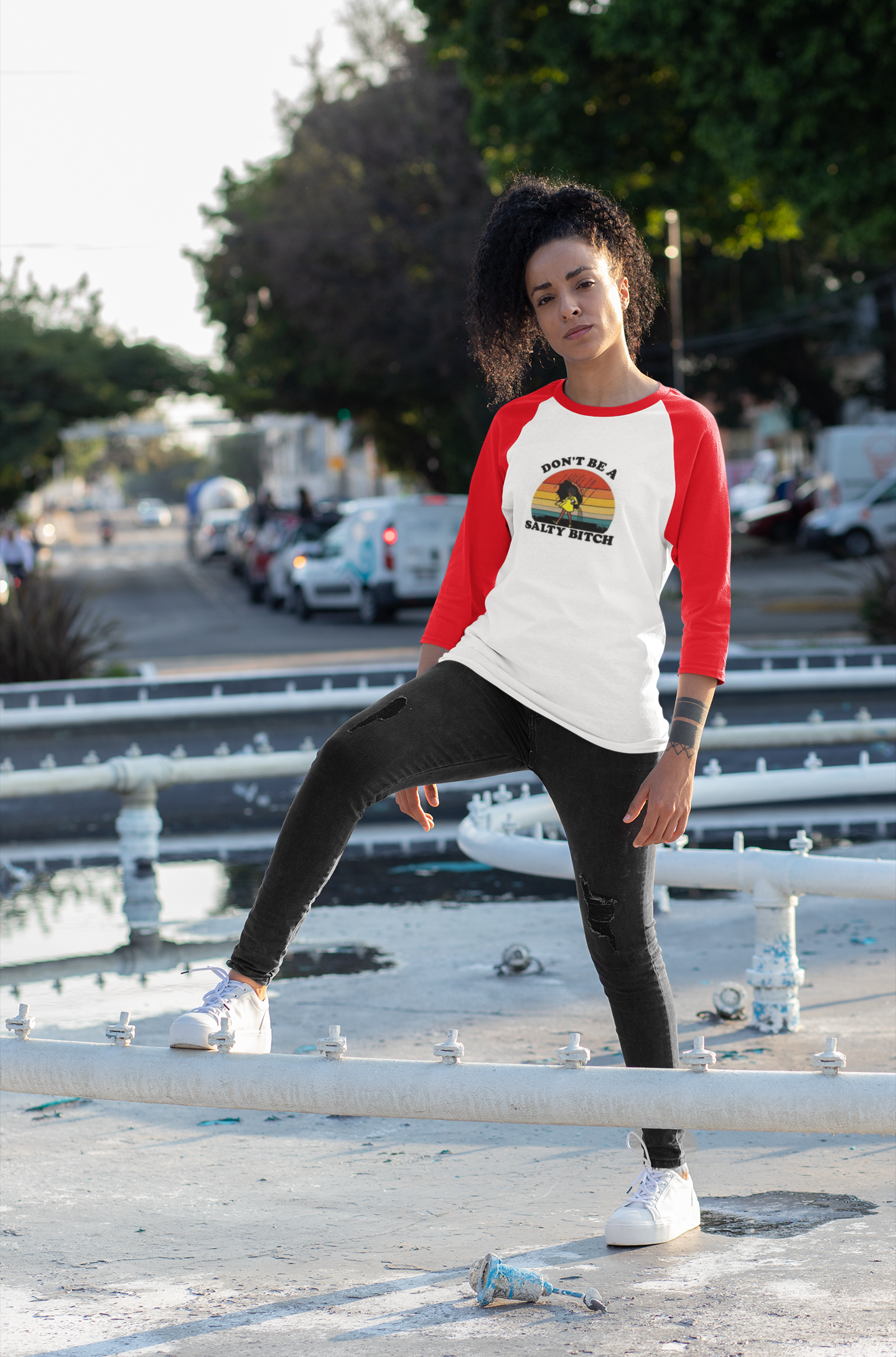 "Don't be a Salty Bih" Baseball Tee