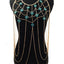 Gold and Turquoise Body Chain
