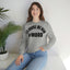 If it up than it stuck.....  Sweatshirt