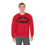 If it up than it stuck.....  Sweatshirt
