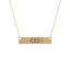 Gold Evil Eye Plate Necklace