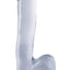 Basix Dong Suction Cup 10 Inch Clear