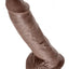 10 Inches C*ck Balls - Brown