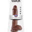 10 Inches C*ck Balls - Brown