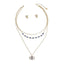 Blue Evil Eye Gold Chain Necklace