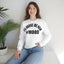 If it up than it stuck.....  Sweatshirt